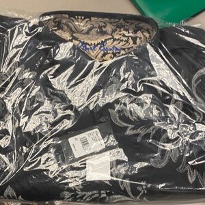 Robert Graham Black and Tan Patterned Button Down Shirt